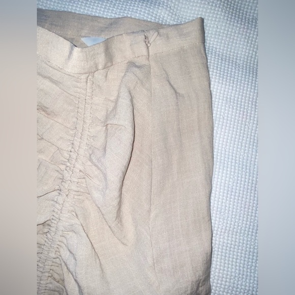 Women’s H&M light beige Draped midi skirt size 6 - Picture 8 of 12